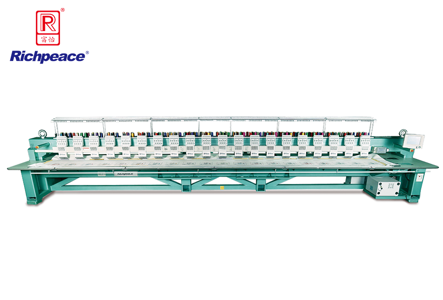 20 Heads Embroidery Machine(Optional 4 colors / 6 colors / 9 colors / 12 colors / 15 colors, according to machine heads distance)