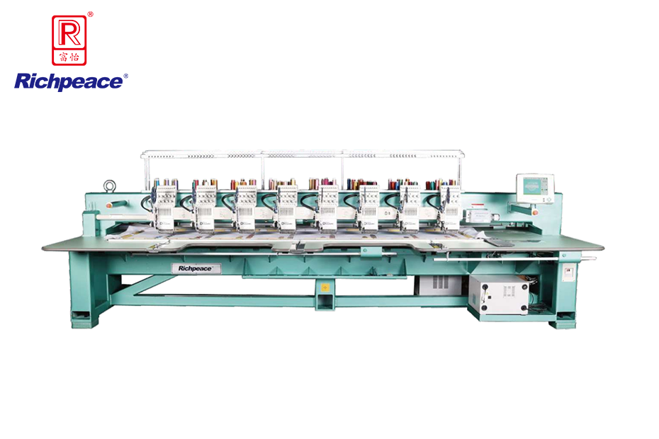 9 colors 8 heads embroidery machine (Optional 6colors/12colors/15colors)