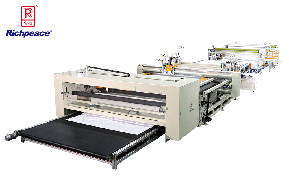 Richpeace Comforter Four Side Sewing  and Cutting Production Line 