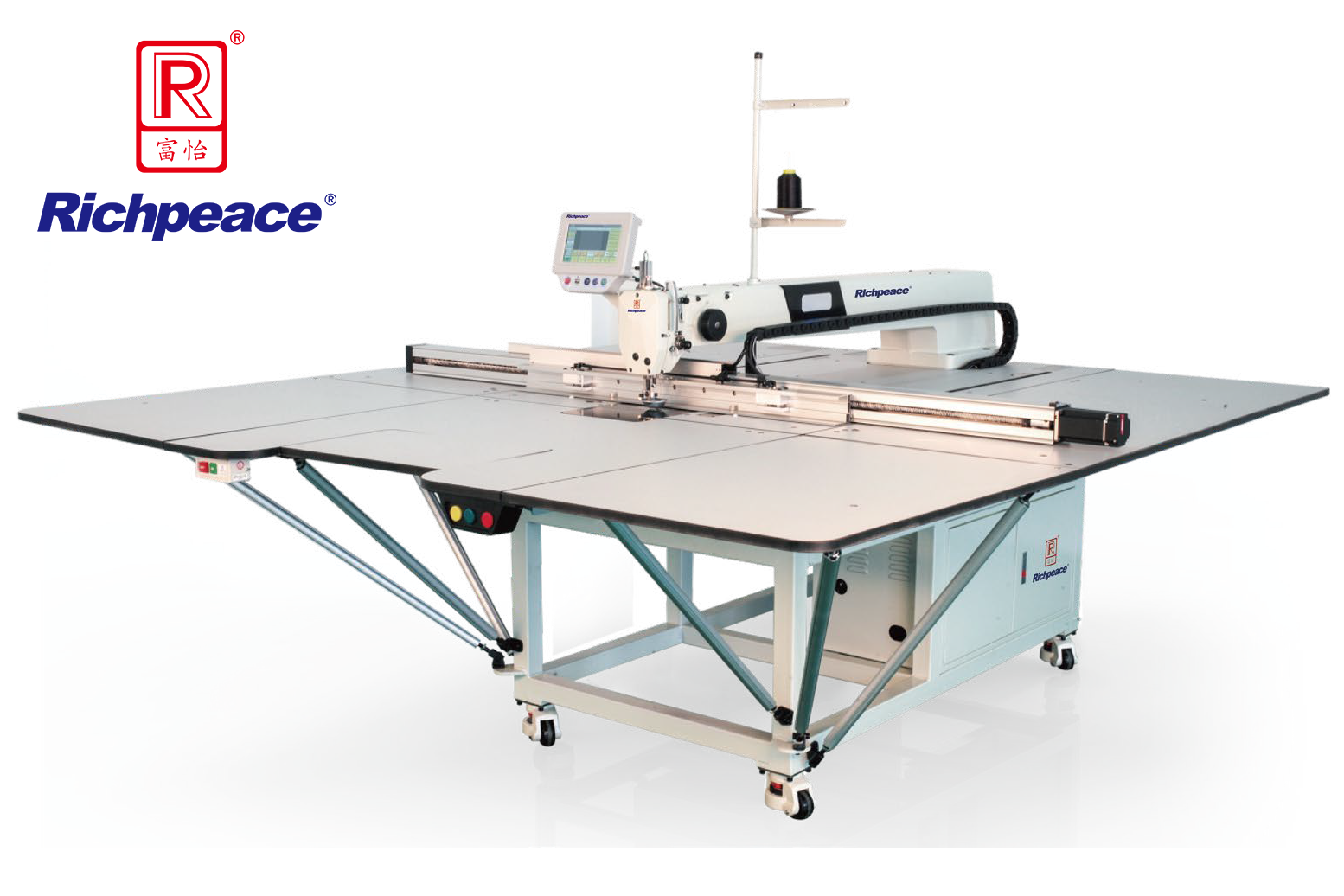 Richpeace Garment Automatic Template Sewing Machine (Fixed Head with Dual Lead Screws)