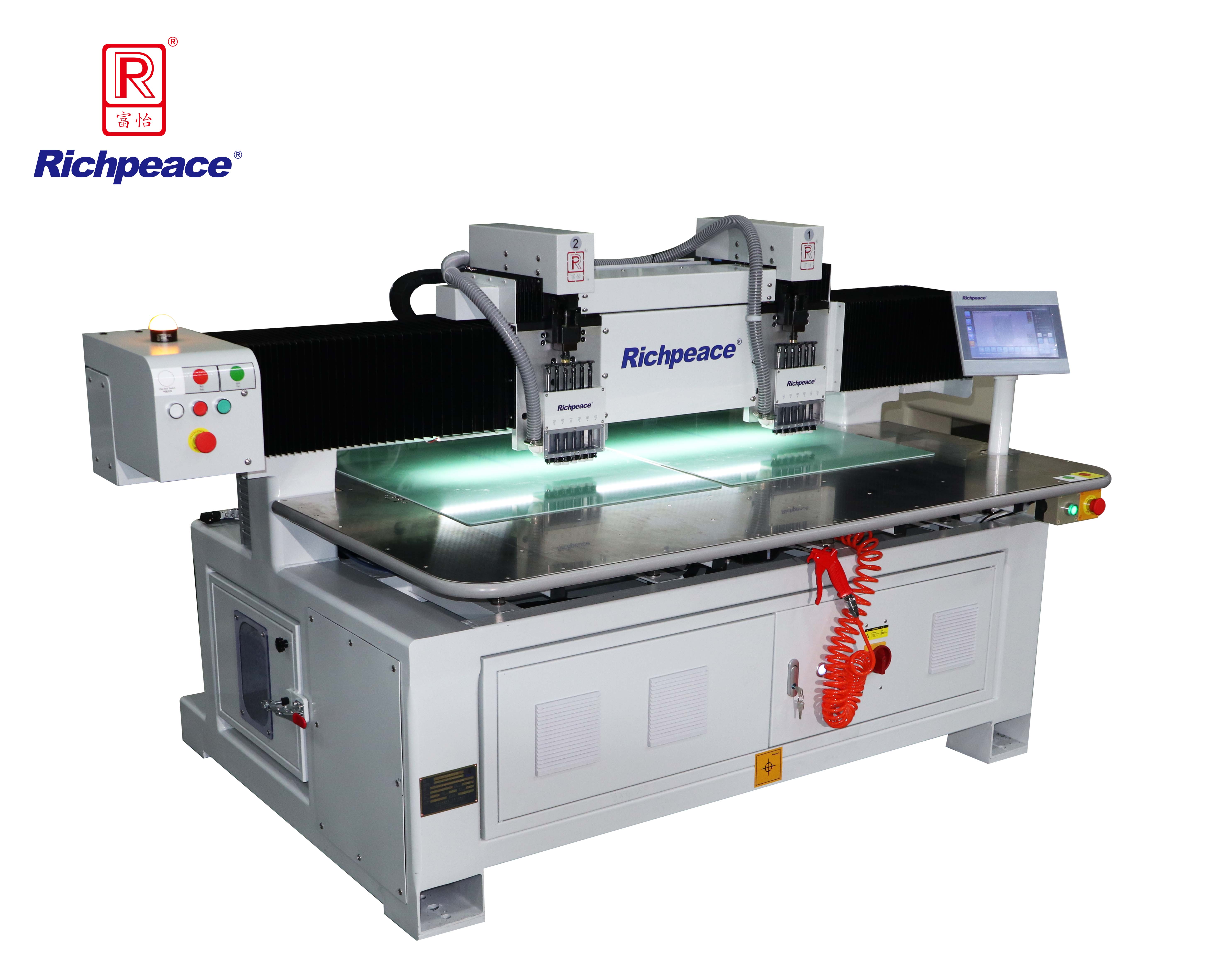 富怡全自动高速垫板式冲孔机