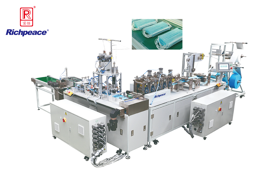 富怡平面口罩一拖一全自动生产线